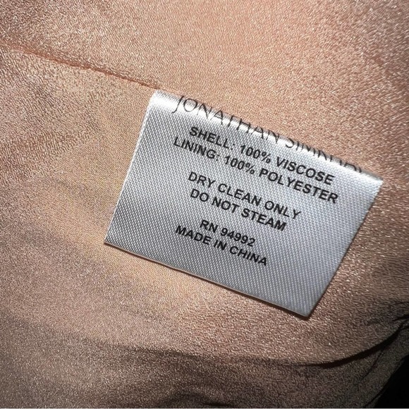 Jonathan Simkhai Priscilla Marocain High/Low Midi Dress - Picture 6 of 6